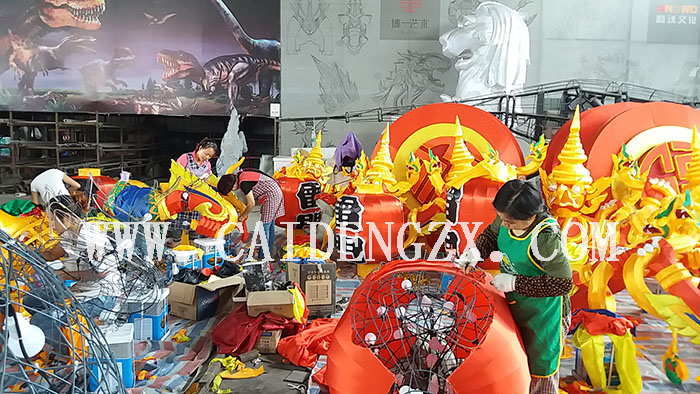 自贡易彩堂彩灯公司为小型彩灯糊表